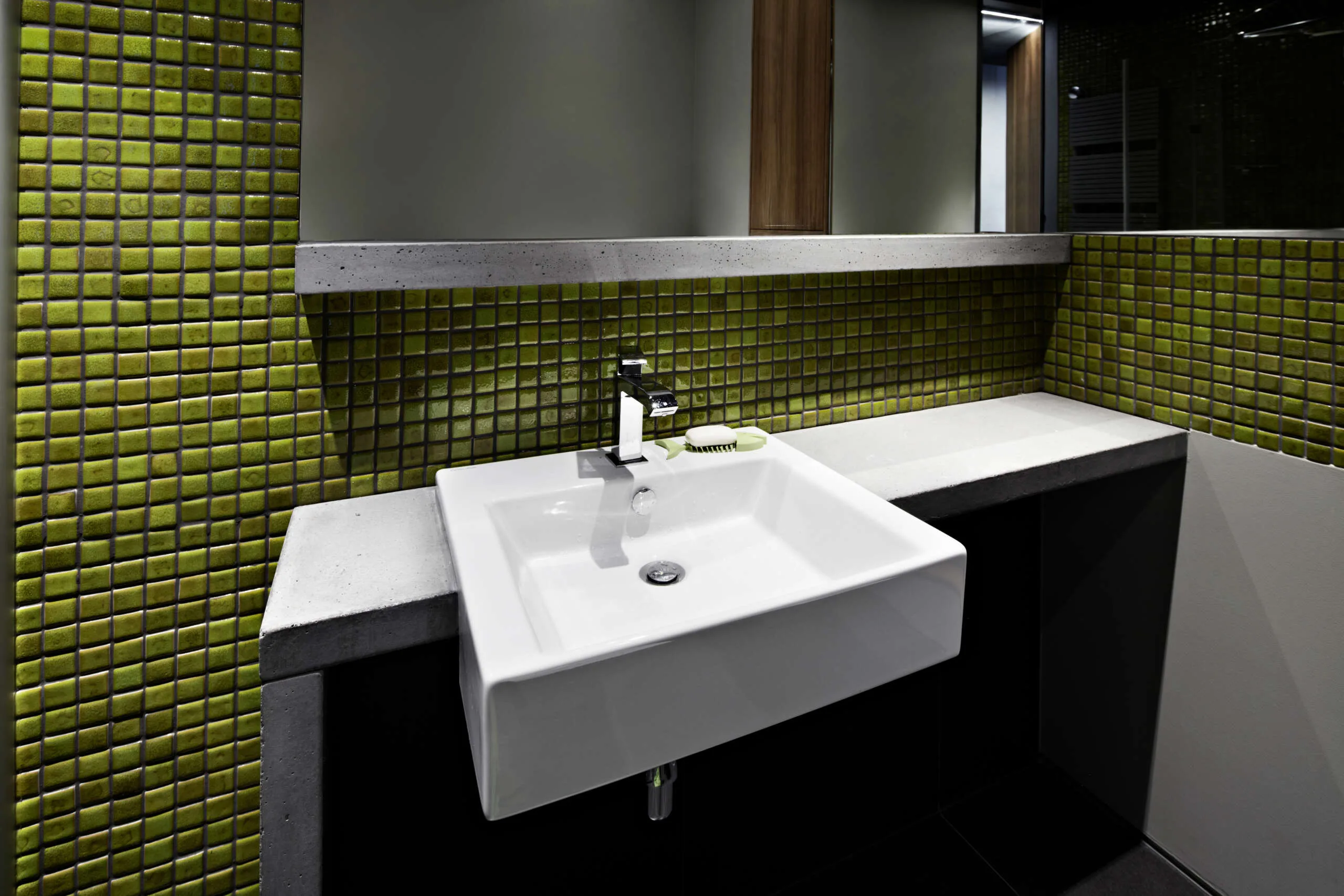 Płyty betonowe concreAte ash — hol Kraków