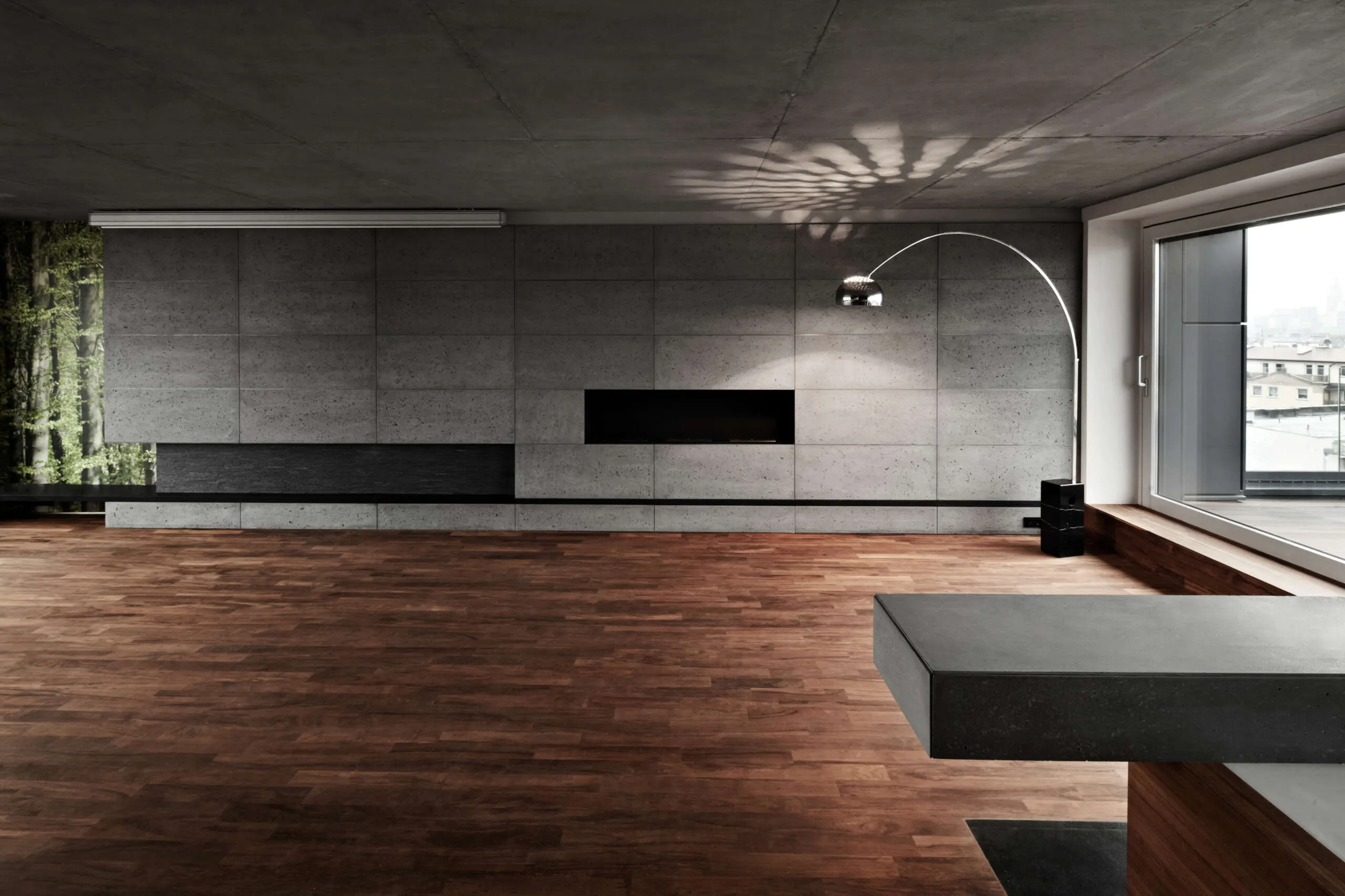 Beton dekoracyjny ConcreAte — realizacja Apartament / Kraków