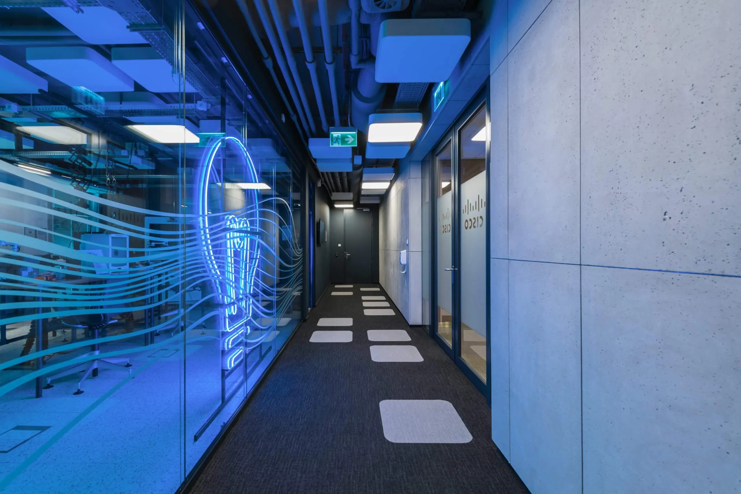 CISCO Kraków — beton architektoniczny ConcreAte