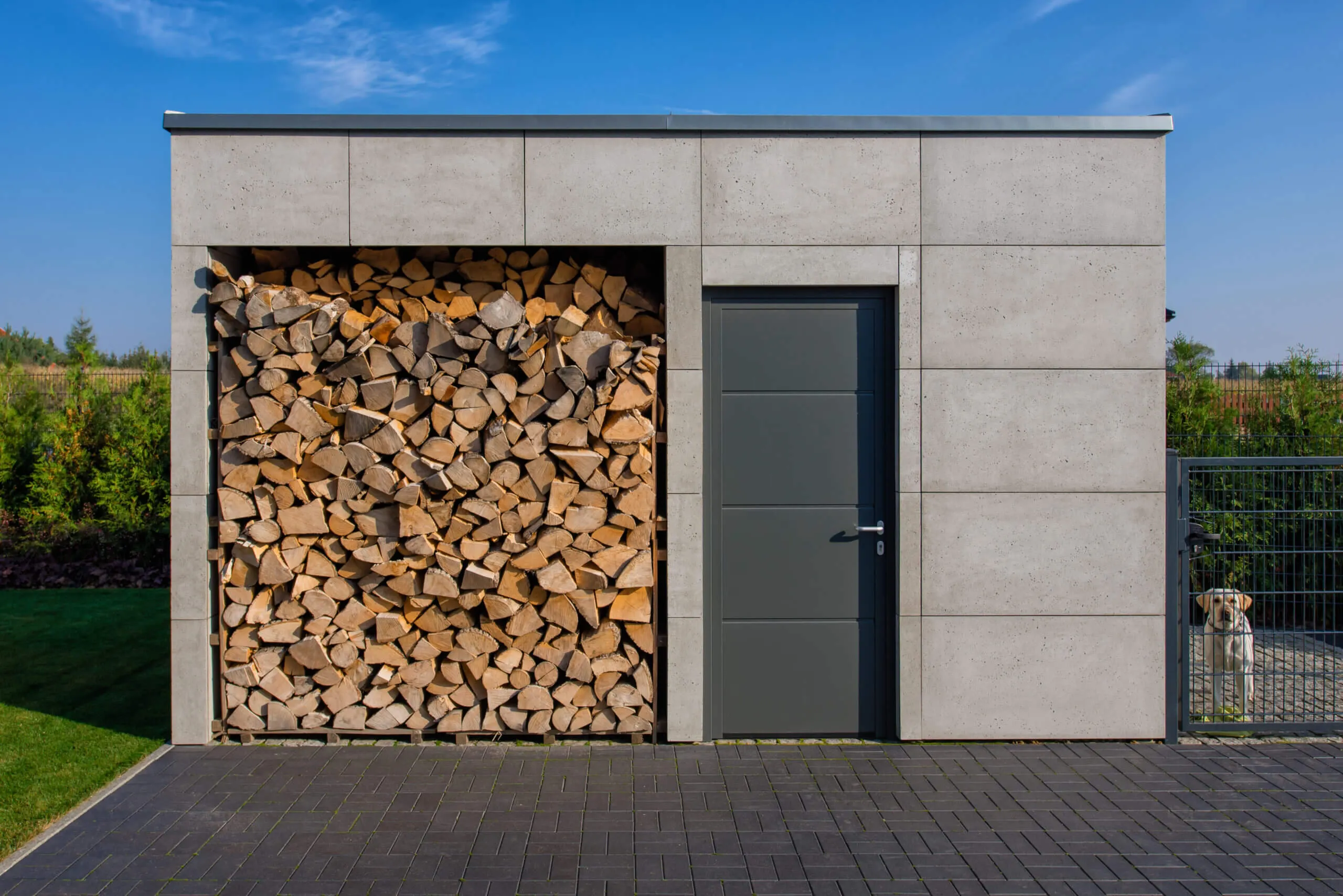 Płyty betonowe concreAte common — elewacja Mały Tyniec