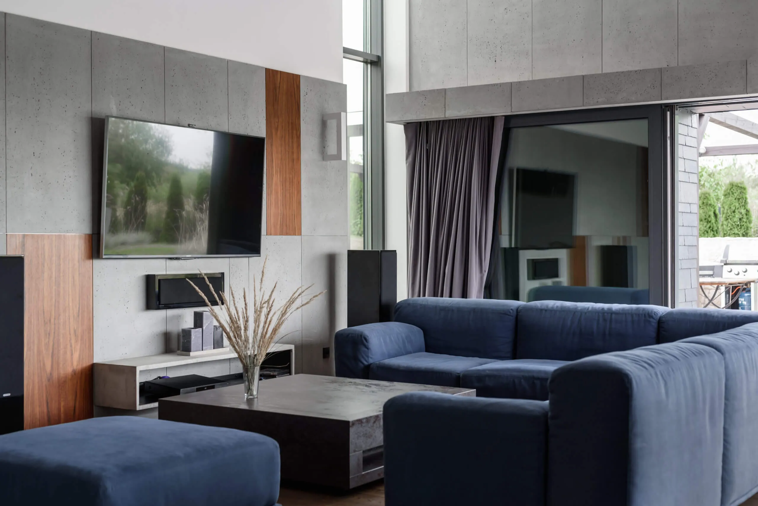 Beton dekoracyjny ConcreAte — realizacja Dom Prywatny /Wieliczka