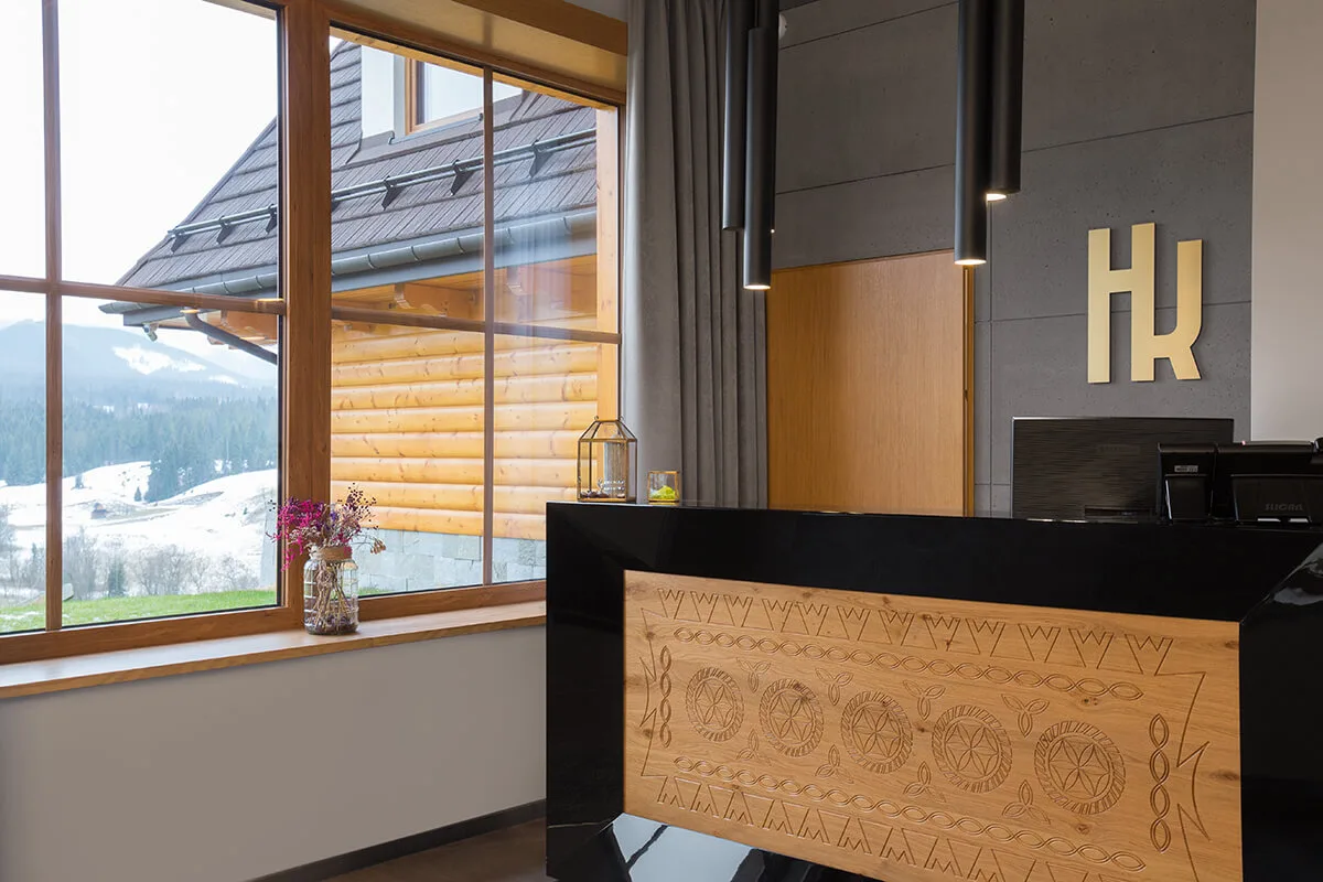 Beton architektoniczny — hotel Hotel Kopieniec Fizjo-Med SPA / Murzasichle