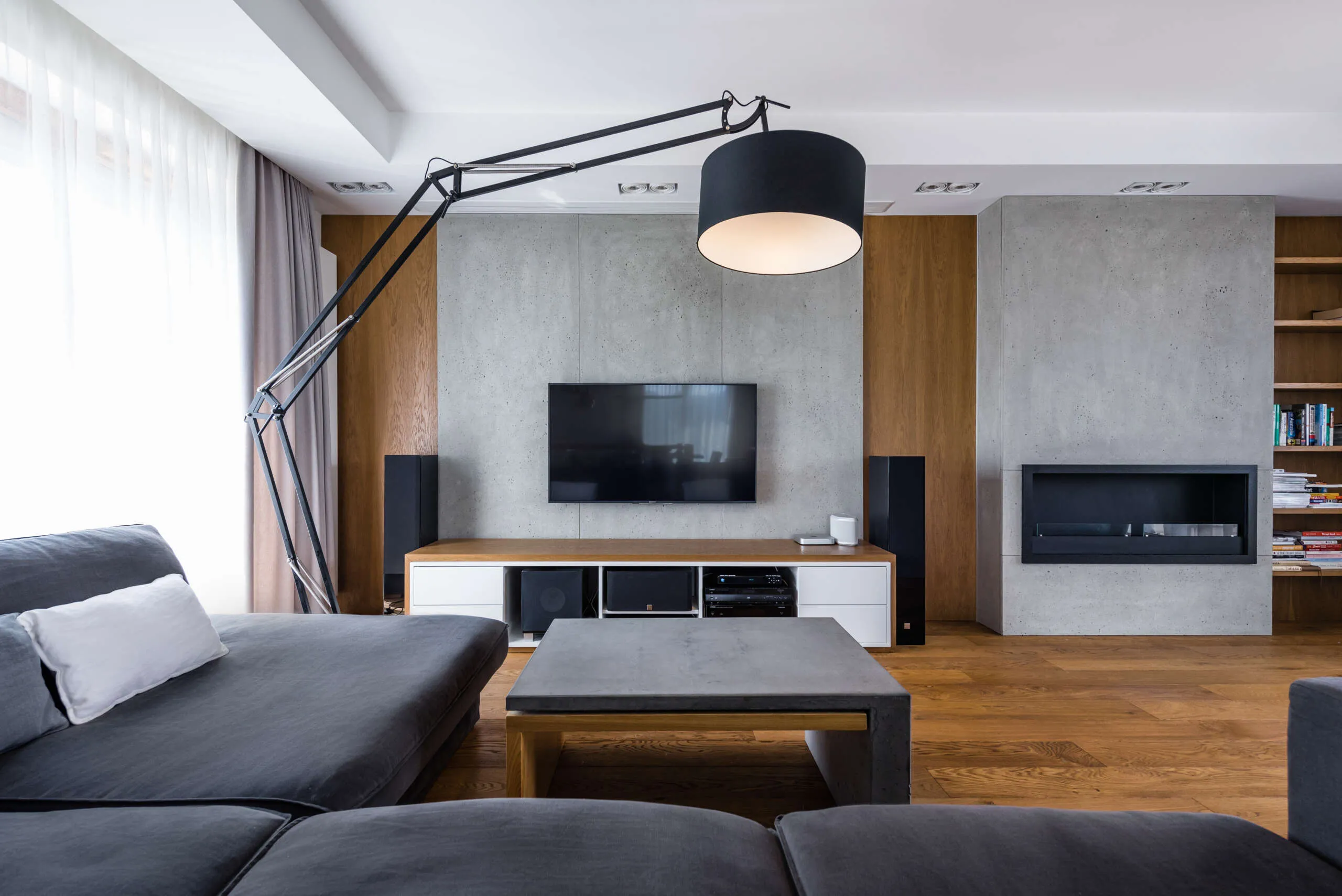 Mieszkanie prywatne / Kraków — beton architektoniczny ConcreAte