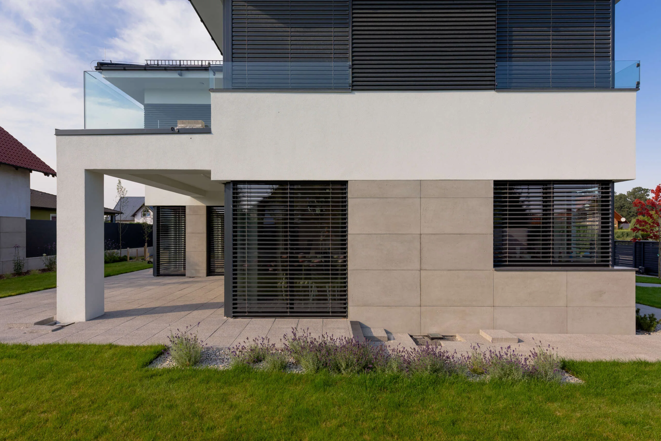 Płyty betonowe concreAte common — ogrodzenie Bolesławiec